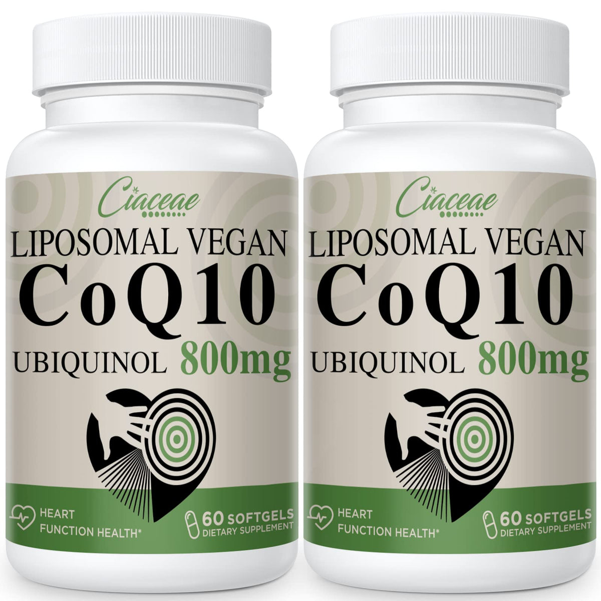 Ciaceae CoQ10 Liposomal 800mg gélules végétales, boîte de 120 gélules