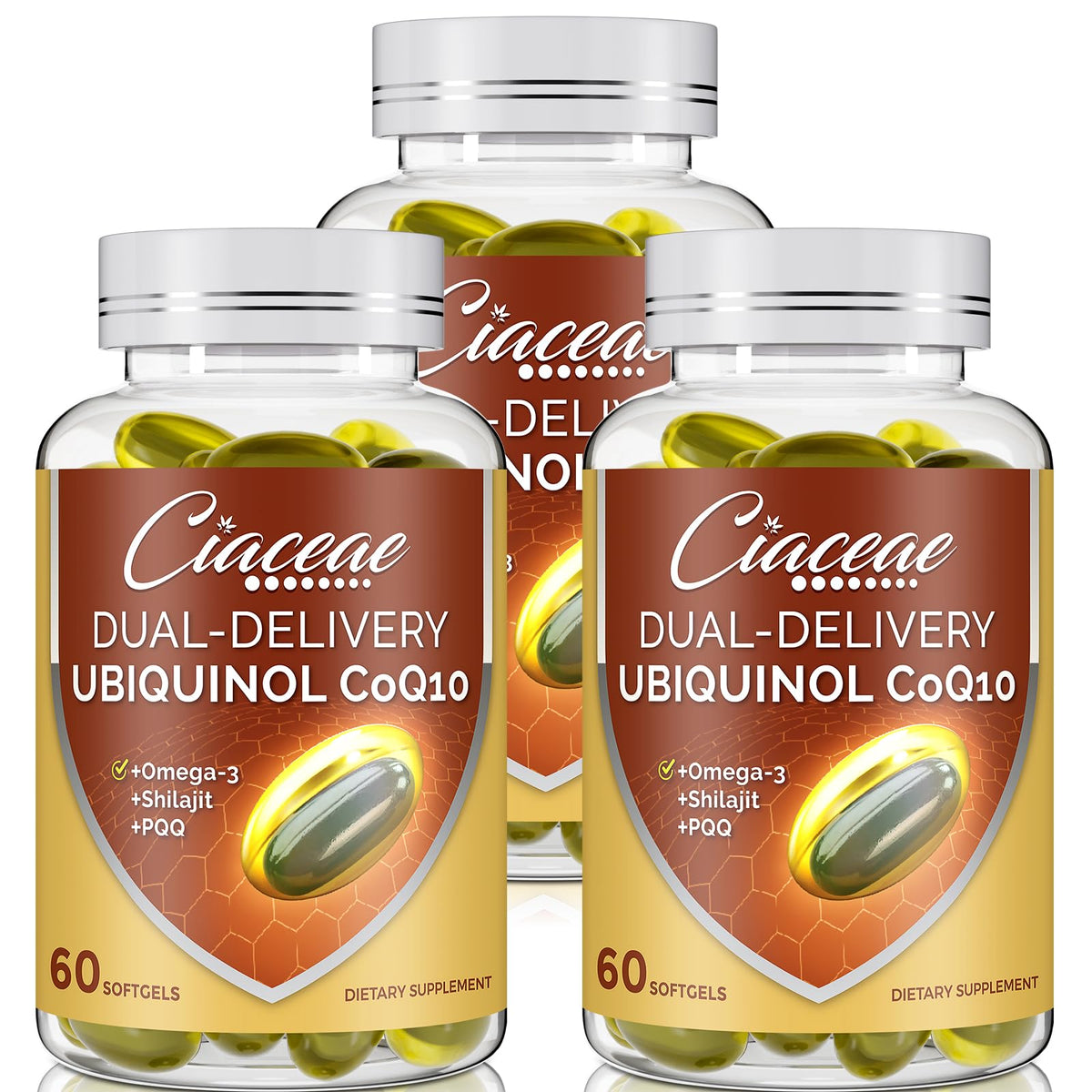 Ciaceae Ubiquinol CoQ10 600 MG Softgels vue avant
