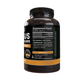 Cissus Quadrangularis capsules bottle packaging side view