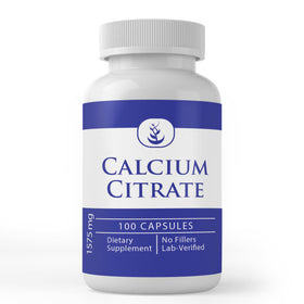 Citrate de Calcium PURE ORIGINAL INGREDIENTS 100 capsules vue avant