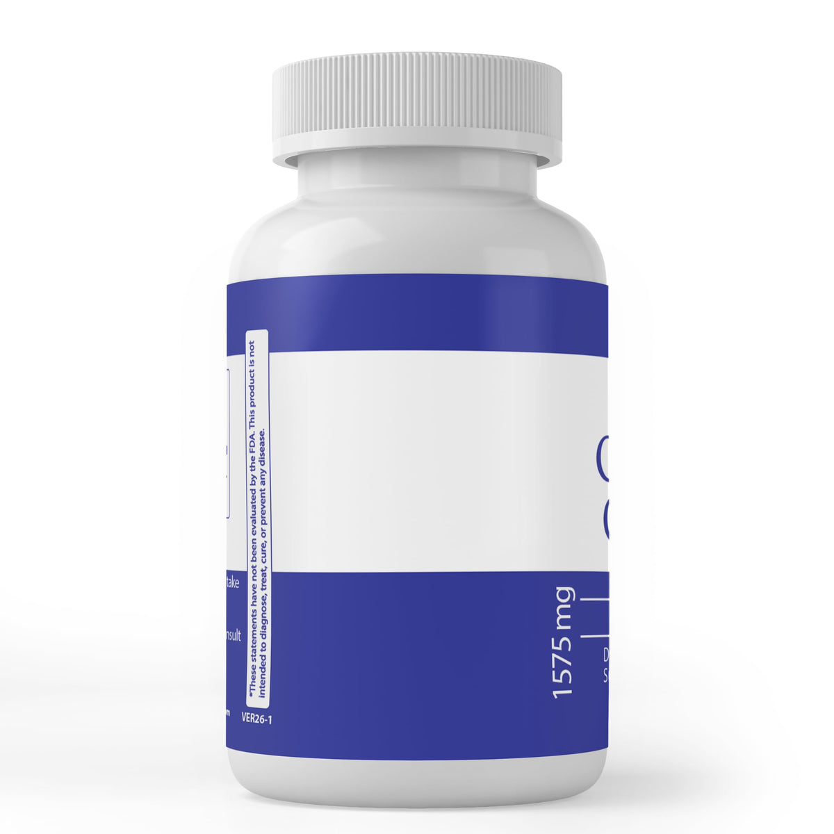 Citrate de Calcium PURE ORIGINAL INGREDIENTS capsules sur fond blanc
