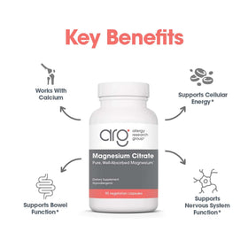 Citrate de magnésium Allergy Research Group 170 mg dosage