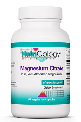 Citrate de Magnésium Allergy Research Group 90 capsules, emballage avant