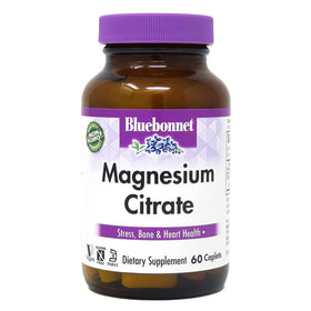 Citrate de Magnésium BlueBonnet 400mg vue avant des capsules