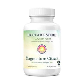 Citrate de Magnésium Dr Clark Store 91mg 100 Capsules vue de face