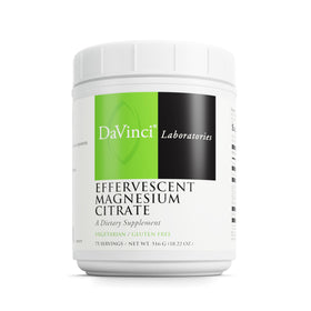 Citrate de Magnésium Effervescent DAVINCI 572g devant une table