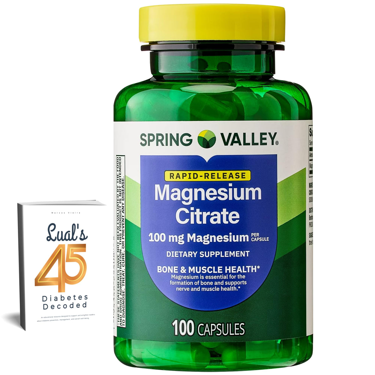 Citrate de Magnésium LUAL 1000mg capsules vue avant