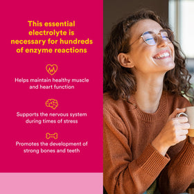 Citrate de magnésium Natural Factors 90 capsules - vue de côté