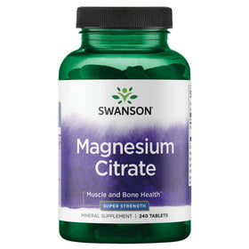 Citrate de magnésium Swanson 112,5 mg vue de face