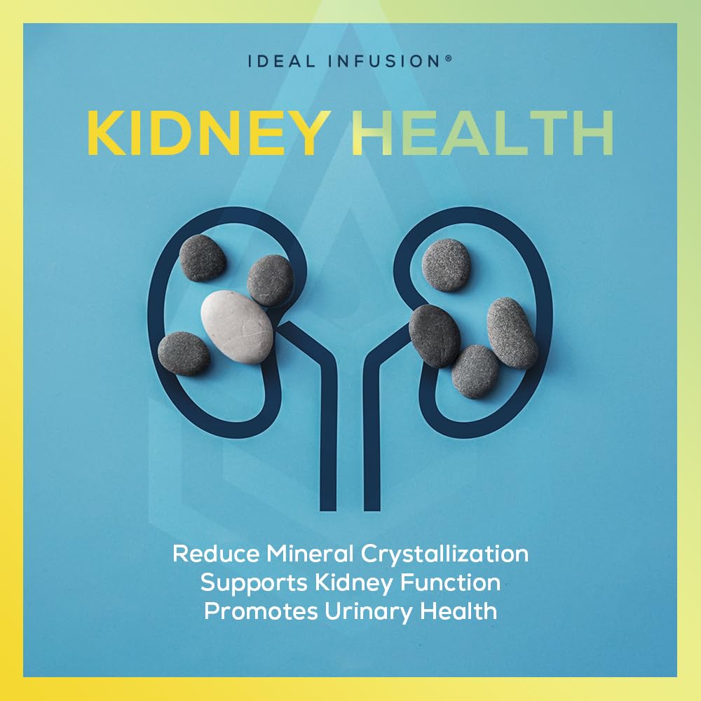 Citrate de Potassium 1400mg Ideal Infusion, capsules sur une cuillère