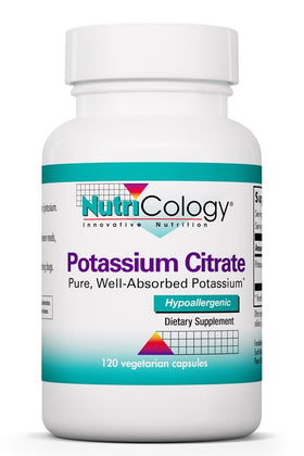 Citrate de Potassium 99 mg Capsules 120 unités vue de face