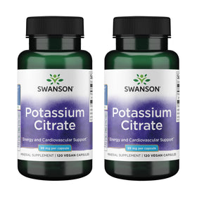 Citrate de Potassium Swanson 120 capsules vue de face