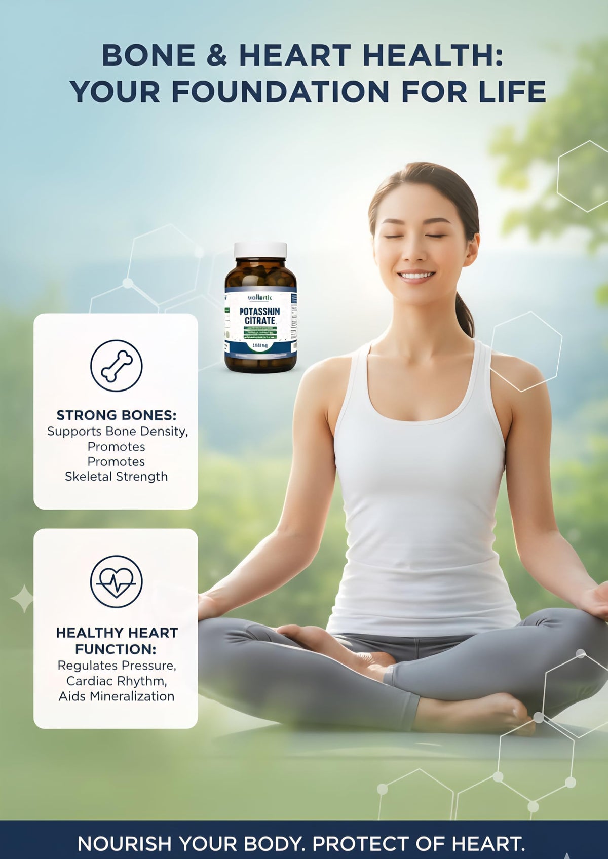 Citrate de Potassium Wellotrix 1600 mg en situation de vie