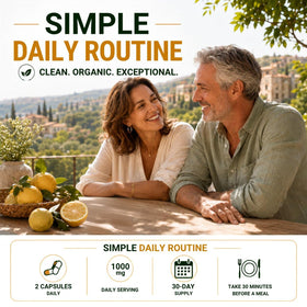 Citrus Bergamot 1000 mg capsules - prise avec un verre d'eau