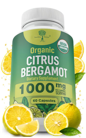 Citrus Bergamot 1000 mg capsules - vue de l'emballage avant
