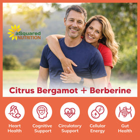 Citrus Bergamot avec Berbérine 1400mg, ingrédients visibles