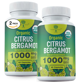 Citrus Bergamot Bio de Nourishing Nutrients, pack de 60 capsules vue de face