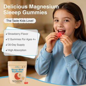 Civavo Gummies de Citrate de Magnésium pour Enfants, détail de la texture