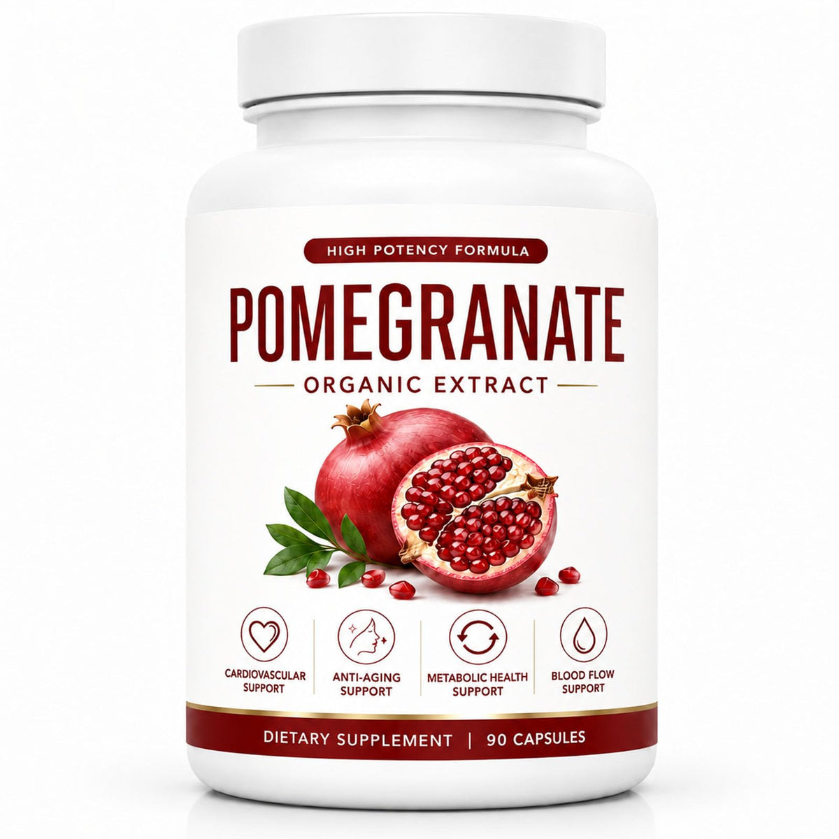 CIVGICY Extrait de Grenade Bio 700mg 90 capsules vue de face