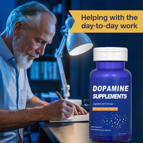 CJMJIM Complément Alimentaire Dopamine 60 Capsules Végétales vue arrière