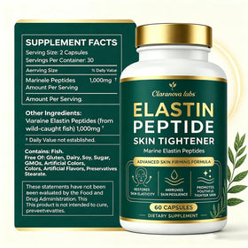 Claranova Labs Peptides d'Élastine 60 Capsules sur une table