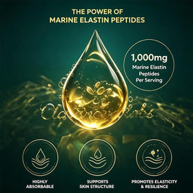 Claranova Labs Peptides Élastiques Marins 132g pour routine de beauté