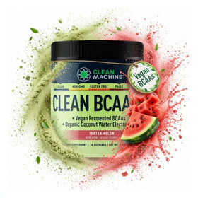 Clean MACHINE Clean BCAA 2:1:1 Poudre Végane 308g vue avant