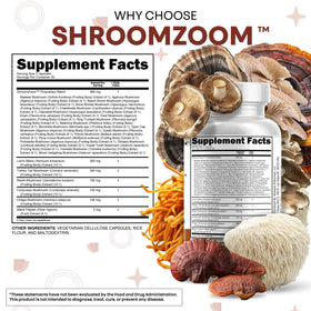 Clean Nutraceuticals champignon lion et reishi capsules