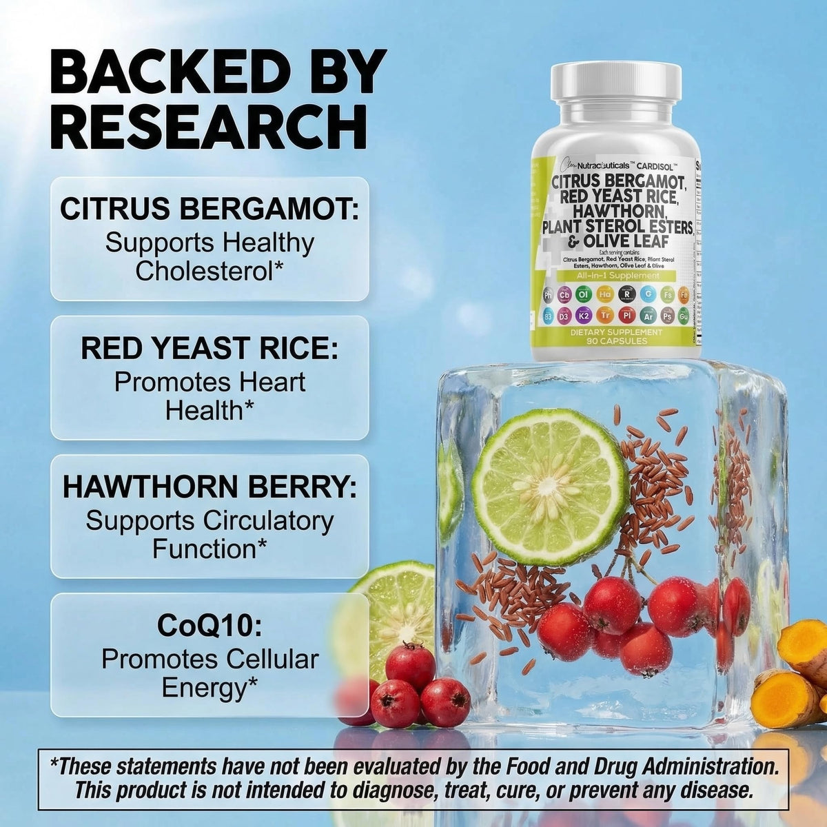 Clean Nutraceuticals Citrus Bergamot 168g packaging