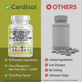 Clean Nutraceuticals Citrus Bergamot capsules with a measuring spoon
