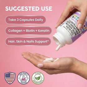 Clean Nutraceuticals Collagène 1000mg 90 Capsules en situation