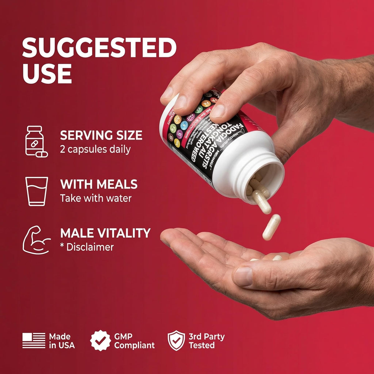 Clean Nutraceuticals Complément Alimentaire 16 en 1 60 Capsules avec capsules visibles
