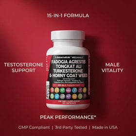 Clean Nutraceuticals Complément Alimentaire 16 en 1 60 Capsules sur une table