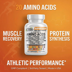 Clean Nutraceuticals complément alimentaire acides aminés 118g en milieu naturel