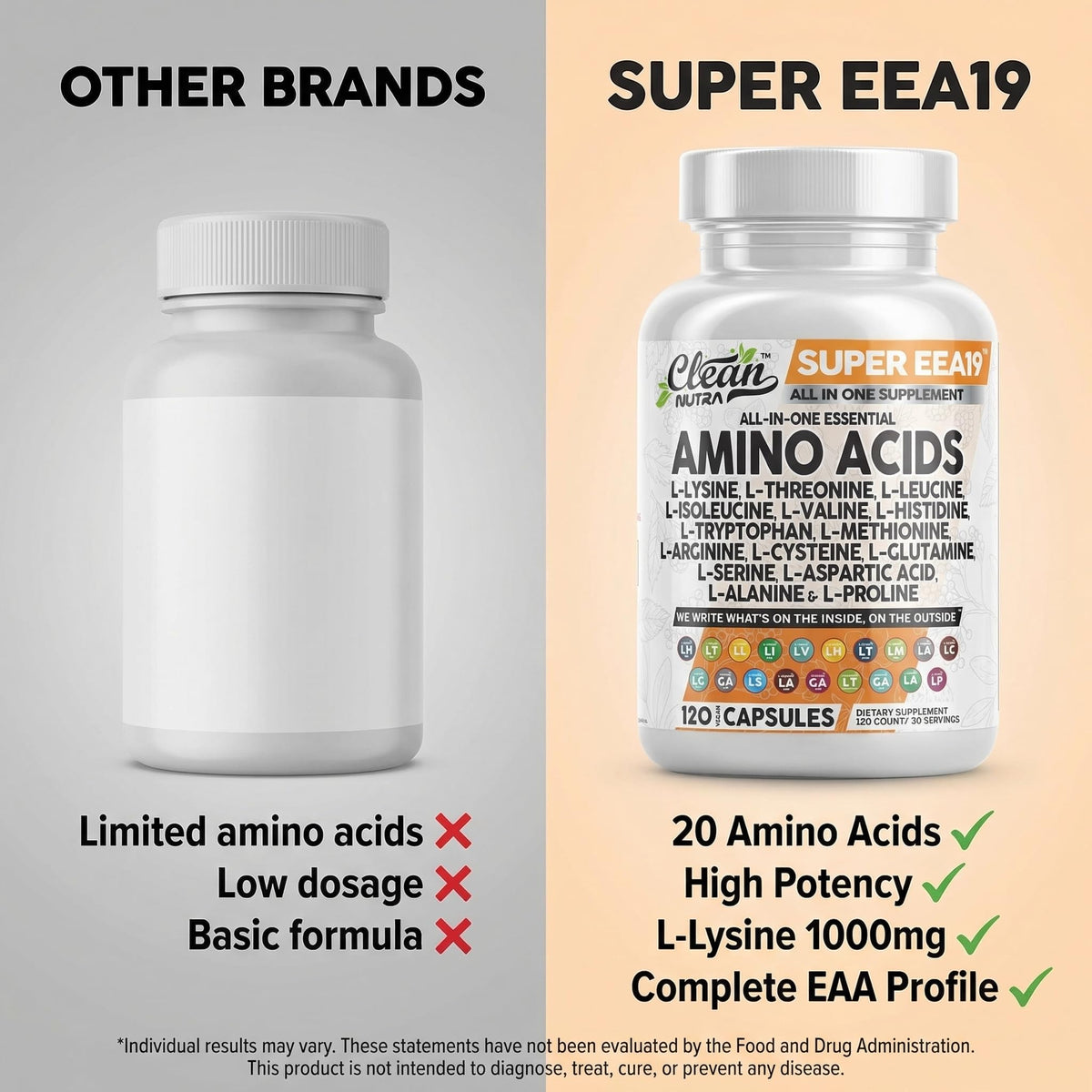 Clean Nutraceuticals complément alimentaire acides aminés 118g en utilisation