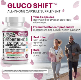 Clean Nutraceuticals Complément Alimentaire Berbérine 90 Capsules Végétales en gros plan