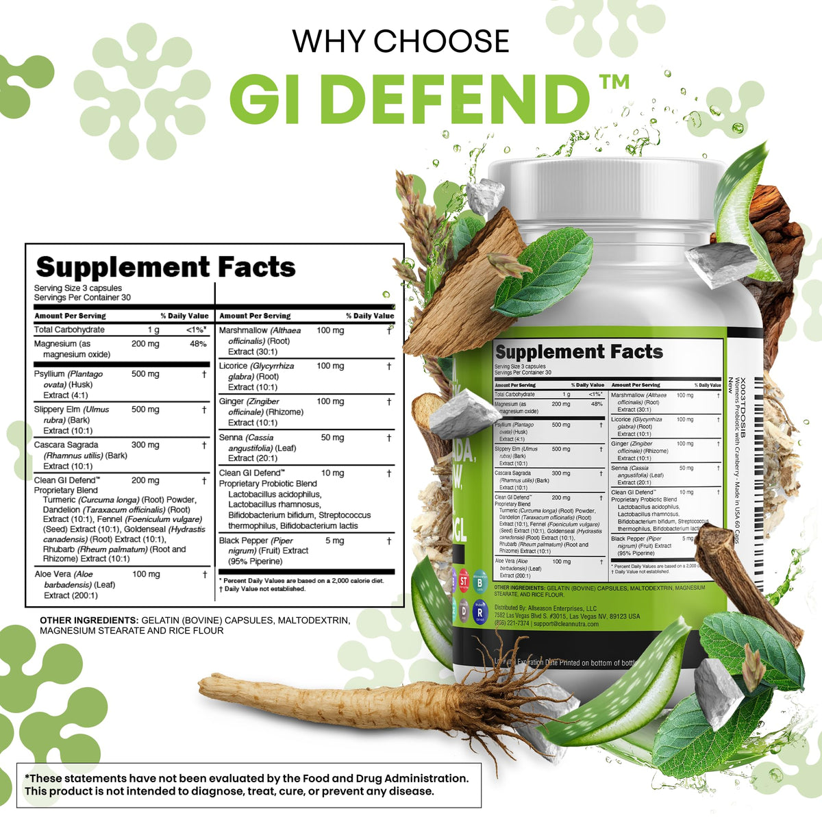 Clean Nutraceuticals Complément Alimentaire Psyllium 114g contenu en poudre