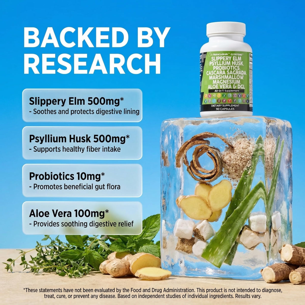 Clean Nutraceuticals Complément Alimentaire Psyllium 114g emballage