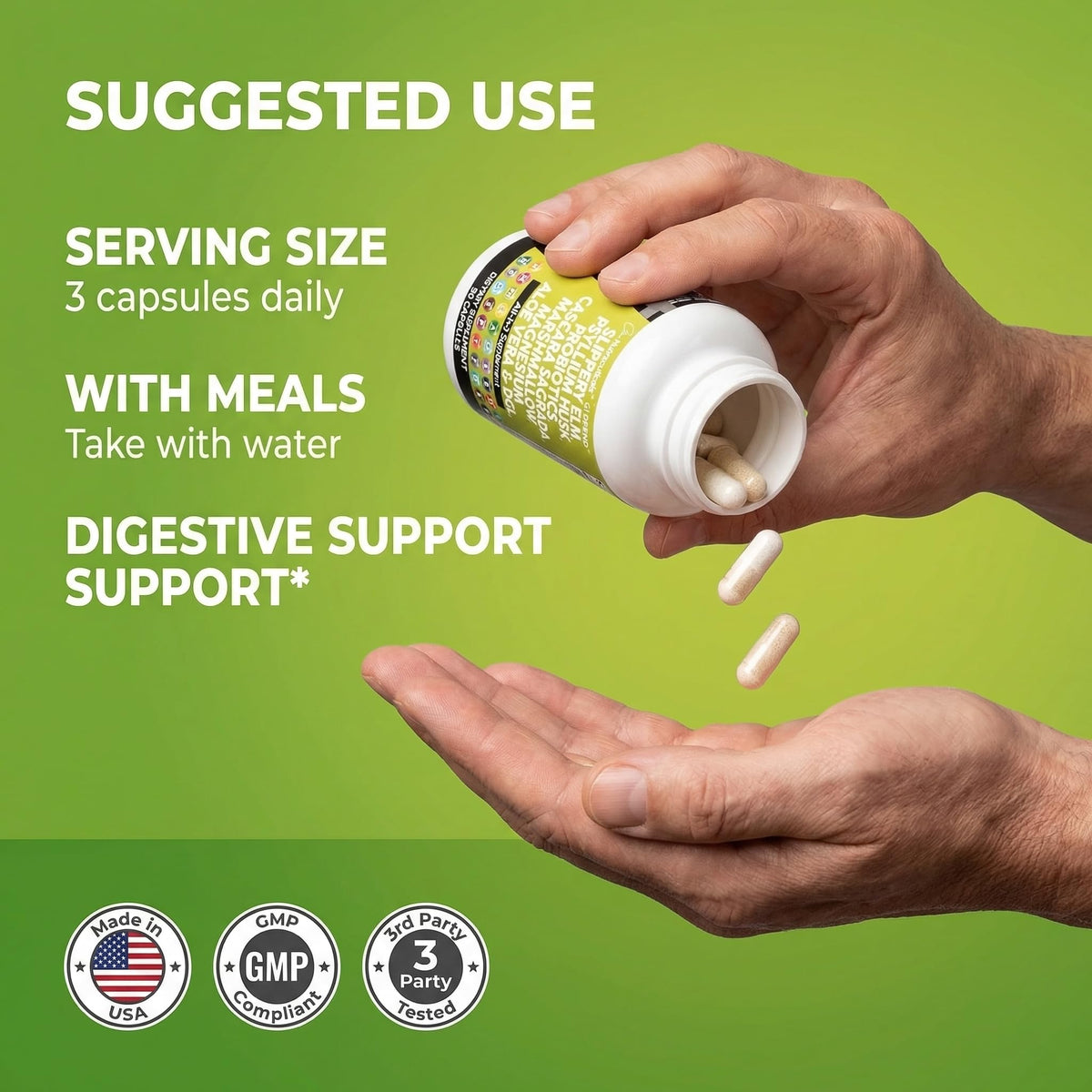 Clean Nutraceuticals Complément Alimentaire Psyllium 114g prise de produit