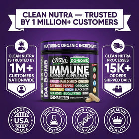 Clean Nutraceuticals Complément Pau D'Arco 109g avec verre d'eau