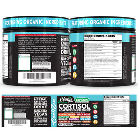 Clean Nutraceuticals Compléments Alimentaires Ashwagandha 109g vue de côté