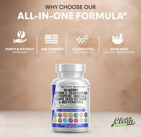 Clean Nutraceuticals Compléments Alimentaires Œil capsules ouvertes