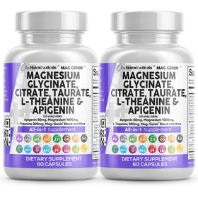 Clean Nutraceuticals Complexe Magnésium Glycinate 1000mg avant-plan