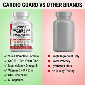 Clean Nutraceuticals CoQ10 200mg avec d'autres compléments alimentaires