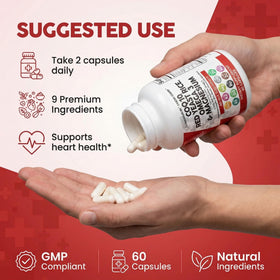 Clean Nutraceuticals CoQ10 200mg sur une table en bois