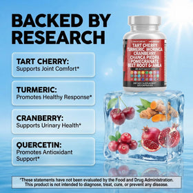 Clean Nutraceuticals Extrait de Cerise Acide avec étiquette visible