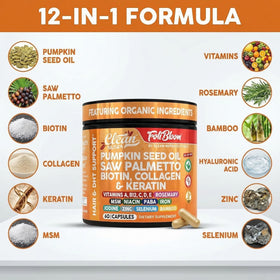 Clean Nutraceuticals Gélules Huile de Graines de Citrouille 60 capsules avec flacon ouvert