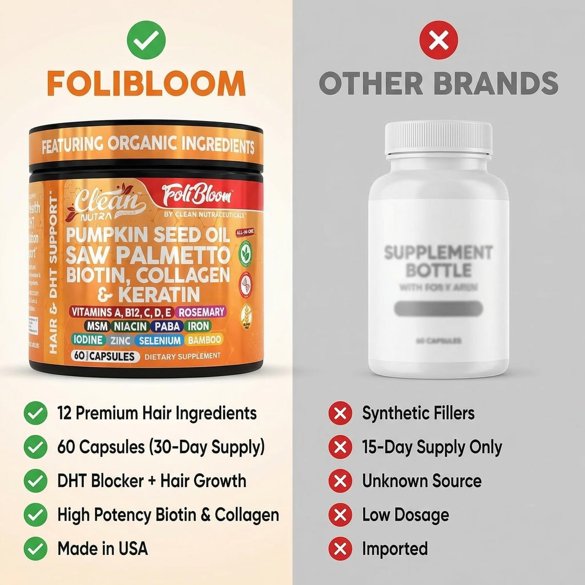 Clean Nutraceuticals Gélules Huile de Graines de Citrouille avec éclairage naturel