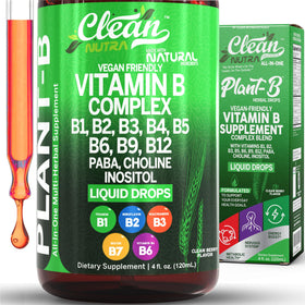 Clean Nutraceuticals gouttes liquides B Complex 240g avant