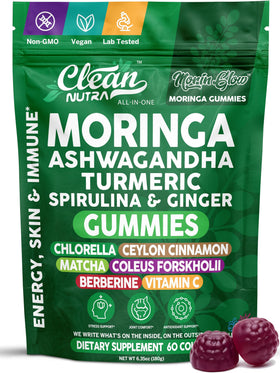 Clean Nutraceuticals Gummies Moringa 222g - vue de face